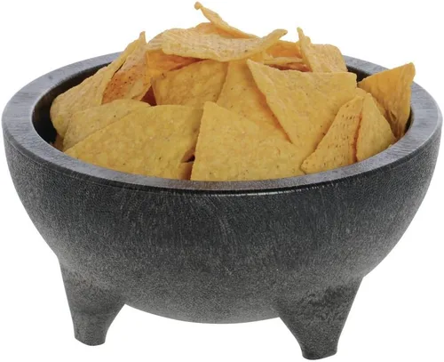 Vista 3 de HUBERT Plato Molcajete Negro 56 oz Polipropileno 8.75" Diámetro x 4" Alto