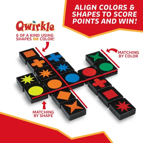 Vista 3 de MindWare Qwirkle Juego de Mesa