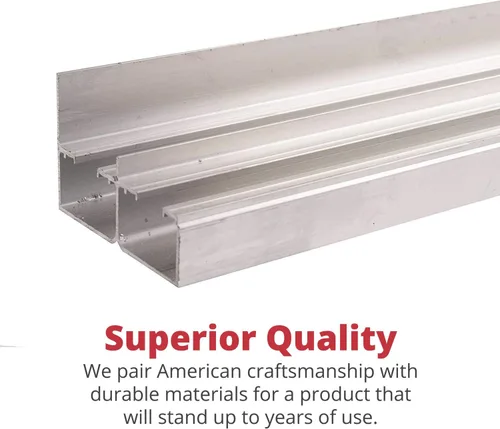 Vista 2 de Johnson Hardware Herrajes para puerta de derivación deslizante 134F (sistema de 2 puertas de 72 pulgadas)