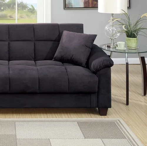 Vista 5 de KEVINSPACE Sofá cama modular de 84 pulgadas con asiento de almacenamiento, juego de sofá para sala de estar, sofá de estilo moderno y minimalista