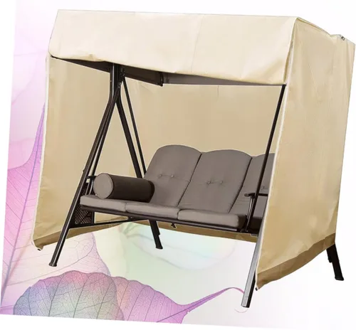 Vista 5 de Cubierta impermeable para silla de patio, cubierta protectora para columpio al aire libre, fácil de limpiar, columpio de jardín c