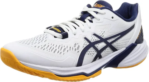 Vista 14 de ASICS Zapatos de voleibol Sky Elite FlyteFoam 2 para hombre Negro/Lima Burst