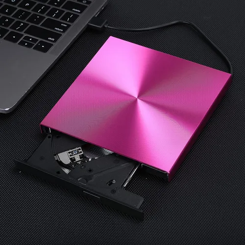 Vista 6 de Cuifati USB 3.0 Grabador externo de CD de DVD, reproductor de lector de aleación de aluminio, Plug and Play Slim Drive para PC Laptop Desktop