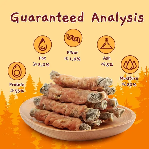 Vista 2 de Jungle Calling Golosinas para perros, golosinas masticables para perros con alto contenido de proteínas, dientes y pelaje saludables, palitos