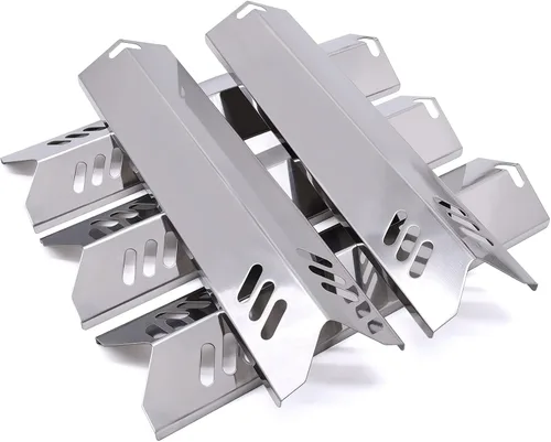 Vista 17 de Protectores térmicos de porcelana de 15 pulgadas para Dyna-Glo DGF510SBP, DGF493BNP, juego de 4 placas térmicas para parrilla de patio trasero