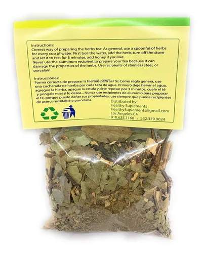 Vista 2 de Axocopaque Hierba Té 1 Oz Hierba de Verde Invernal 1Oz