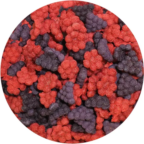 Vista 2 de Crunchez Berry Blend - Bocadillos crujientes con sabor a fruta – Planeadores de azúcar, ardillas, titíes, perros de la pradera, hámsters