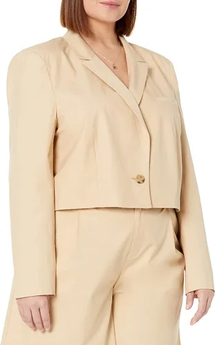 Vista 4 de The Drop Karina Blazer Corto Cuadrado para Mujer