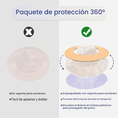 Vista 5 de Wide Brim Fedora Hats for Women & Men Classic Dress Panama Hat Adjustable Felt Hat with Band Todo beige.