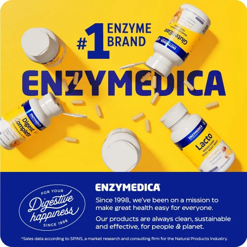 Vista 4 de Enzymedica Digest Spectrum - Suplemento dietético para el alivio digestivo de las intolerancias alimentarias, vegano, sin gluten, sin OMG