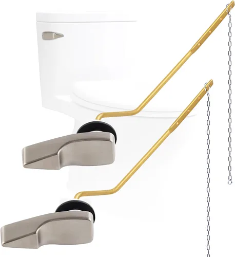 Vista 16 de Kit de repuesto de manija de inodoro de metal universal de montaje lateral compatible con American Standard/Mansfield/Gerber/TOTO/Kohler inodoro