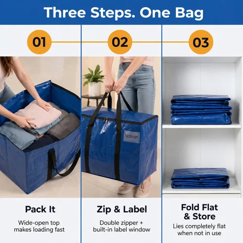 Vista 5 de ClearSpace Bolsas de mudanza resistentes o contenedores de almacenamiento