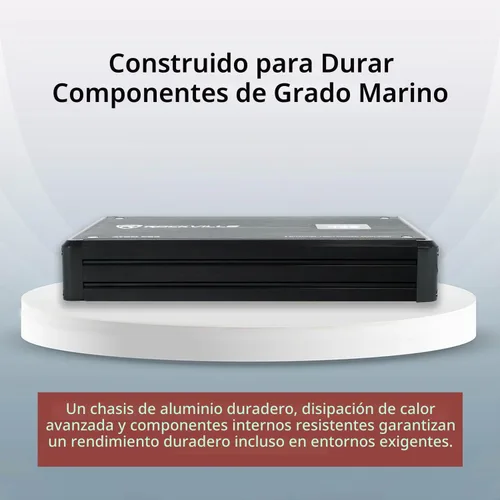 Vista 3 de Rockville Atom P60 Amplificador de 2 canales para coche/ATV, 1200 W RMS, pico de 4800 W