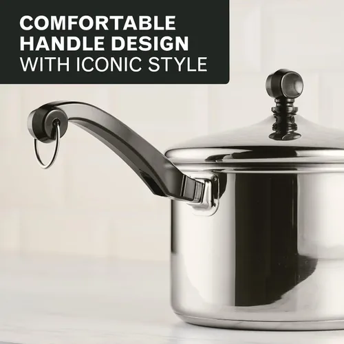 Vista 52 de Farberware Olla clásica de vapor hecha en acero inoxidable, 3 qt.