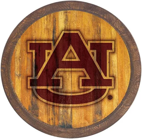Vista 56 de The Fan Brands NCAA Alabama Crimson Tide: "Faux" - Letrero de barra del equipo deportivo, decoración para el hogar, dormitorio, garaje, oficina