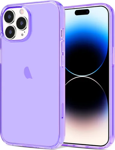 Vista 12 de JJGoo Compatible con iPhone 14 Pro, transparente, suave, a prueba de golpes, delgada, delgada, funda protectora transparente para teléfono