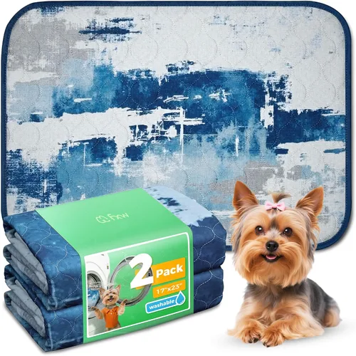 Vista 88 de FXW Almohadillas lavables para orina para perros, almohadillas para cachorros con súper absorbentes, diseñadas específicamente para jaulas de 24