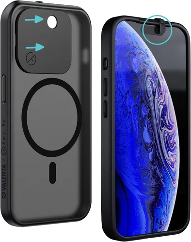 Vista 21 de Funda Spy-Fy para iPhone 11 con cubiertas para cámara delantera y trasera Protege tu privacidad A prueba de caídas desde 6 pies 15,49 cm