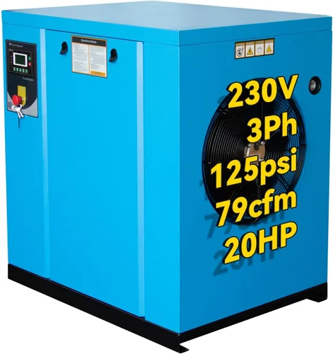 Vista 11 de compresor rotatorio 208-230V 3Ph 81CFM 125psi del tornillo de 15KW