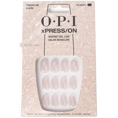Vista 16 de OPI xPRESS/ON Press on Nails Short Round Classic, Long Almond & Coffin Shape Press-On Professional Nail Art Kit