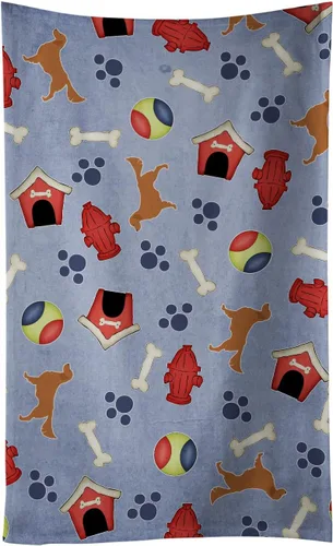 Vista 100 de Caroline's Treasures BB3948KTWL Affenpinscher Dog House Collection - Toalla de cocina para invitados, toalla de baño decorativa para cara, té, paño