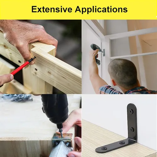 Vista 5 de Kit de Ensamblaje de Tornillos para Madera #6, Juego de Tornillos Autorroscantes de Cabeza Plana Phillips Drive, Tornillos Pequeños para Gabinetes