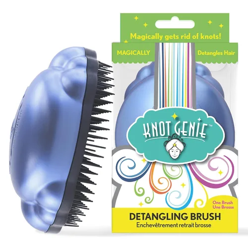 Vista 8 de Knot Genie, Cepillo para desenredar el cabello, Azul