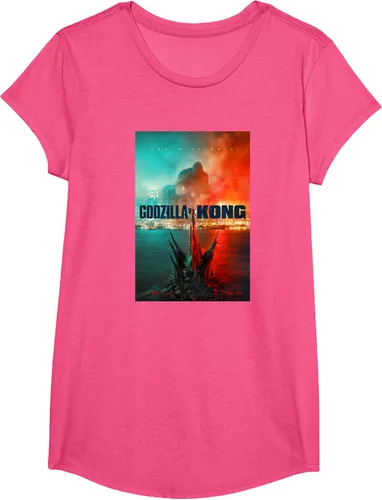 Vista 9 de Godzilla vs Kong - Camiseta oficial con póster, Negro