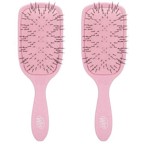 Vista 17 de Wet Brush Go Green - Cepillo desenredante de pelo grueso, cerdas IntelliFlex ultrasuaves con AquaVent - Afloja suavemente los nudos mientras
