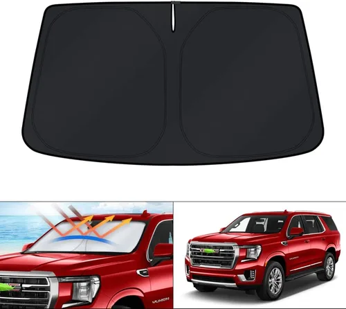 Vista 129 de KUST Parasol para parabrisas para BMW X1 F48 2016, 2017, 2018, 2019, 2020, 2021, 2022, accesorios de ajuste personalizado, parasol plegable