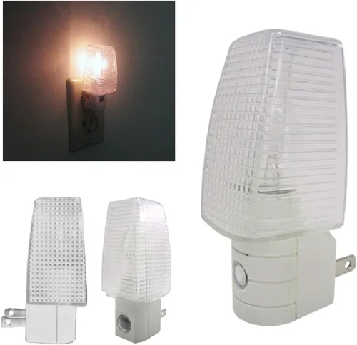 Vista 4 de Montaje en pared Seguridad Dormitorio Noche Movimiento Lámpara Sensor Luz Enchufe Iluminación Bombilla