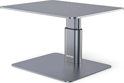 Vista 8 de Soporte de Monitor BoYata, Soporte Ajustable de Elevación de Monitor de Metal Compatible con TV, PC, Laptop, Computadora, iMac y Todas las Pantallas