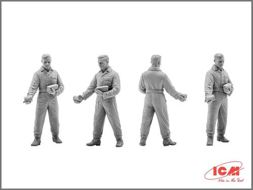 Vista 4 de ICM Modelos Soviética Tank Crew 1943-1945 Kit de construcción