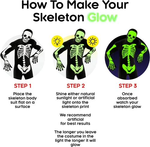 Vista 4 de Morphsuits Disfraz de esqueleto para adultos, disfraz de esqueleto para hombre, body de esqueleto para hombre, disfraces de Halloween para adultos