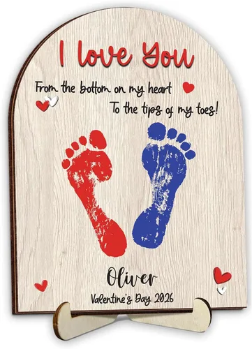 Vista 45 de Regalos personalizados de béisbol con texto en inglés «We Caught the Best Dad», regalos para el Día del Padre de parte del hijo, marco de madera