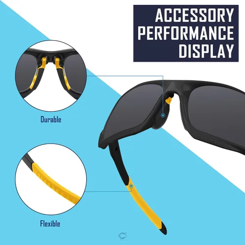 Vista 6 de SAUCER Calcetines de repuesto para orejeras Oakley Jawbone Racing Jacket Sunglass
