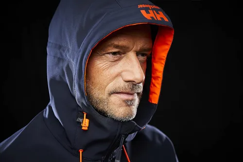 Vista 5 de Helly Hansen Ropa de trabajo Chelsea Evolution con capucha Softshell para hombre