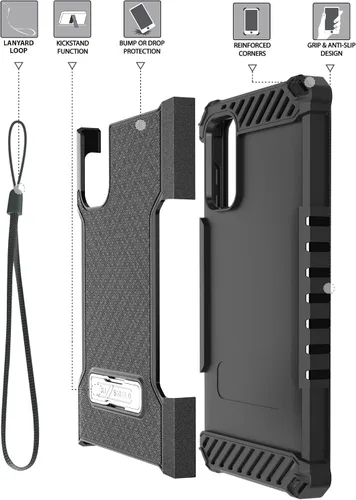 Vista 2 de Tri-Shield Phone Case with Kickstand Compatible with Samsung Galaxy A04S & A04, M13 5G, A13 4G & 5G, A32 5G Military Grade Drop Tested Rugged High