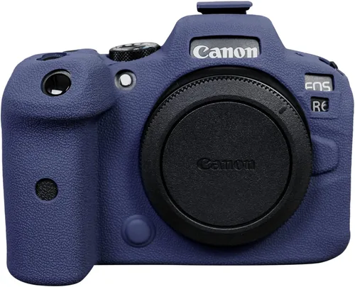 Vista 8 de MUZIRI KINOKOO EOS R6/R6 II - Funda protectora compatible con cámara Canon EOS R6/EOS R6 II/EOS R6 Mark II, funda de silicona suave para cámara