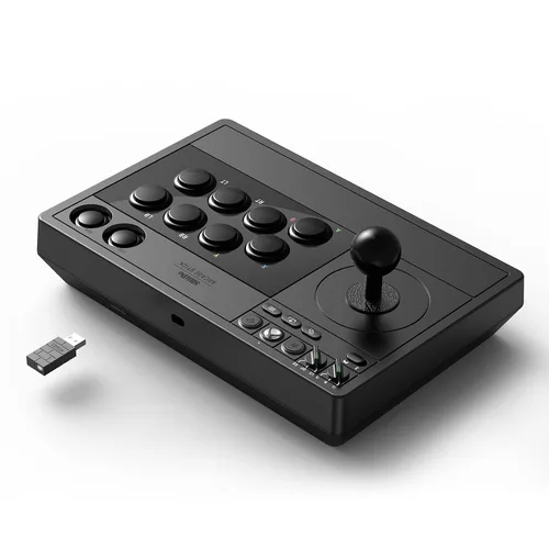 Vista 2 de 8Bitdo Arcade Stick for Xbox Series XS, Xbox One and Windows 10, Arcade Fight Stick with 3.5mm Audio Jack - Officially Licensed (Black)