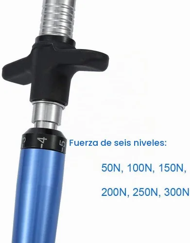 Vista 6 de Herramienta de ajuste quiropráctico, herramienta de corrección de ajuste quiropráctico manual de 6 niveles, masajeador de ajuste de columna