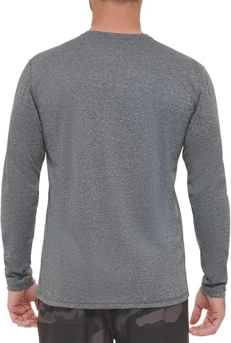 Vista 3 de Calvin Klein Manga larga ligera de secado rápido para hombre, protección UPF 40+