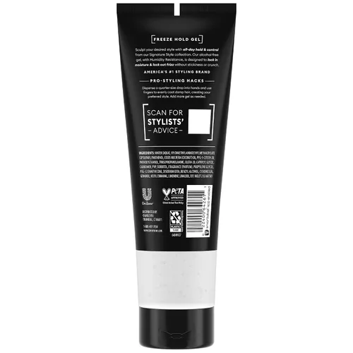 Vista 2 de TRESemme Gel para el cabello, paquete de 4 unidades Mega Control, control de encrespamiento 24 horas + reparación de queratina, máscara
