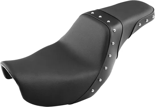 Vista 22 de Asiento de motocicleta para conductor y pasajero, apto para Harley Dyna Wide Glide Low Rider Fat Bob Street Bob FXDB Super Glide Custom Switchback