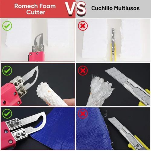 Vista 4 de Foam Cutter Pro Cuchillo Eléctrico Caliente, Kit de Herramientas de Corte de Espuma de Poliestireno de 100W - con Estuche de Servicio Pesado