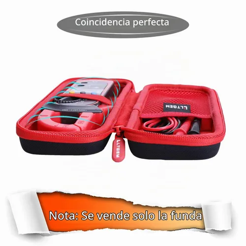 Vista 8 de LTGEM - Funda rígida de EVA para probador de voltaje multímetro de abrazadera digital, compatible con AstroAI 4000 o 2000 cuentas/Etekcity