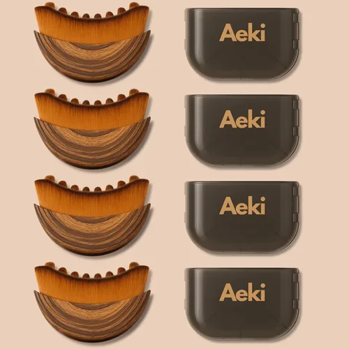 Vista 11 de Aeki - Cepillo linfático para contorno facial con funda protectora de 1 set