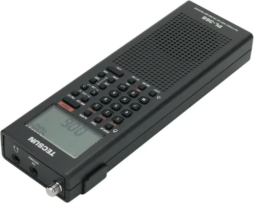 Vista 3 de Tecsun Digital PL368 Radio de banda mundial AM/FM/LW/SW con receptor de banda lateral único (negro)