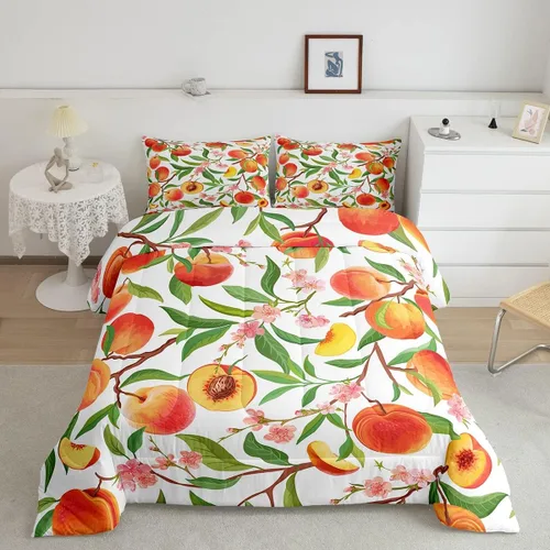 Vista 28 de Feelyou Juego de edredón de panda de dibujos animados para niños, edredón de animales lindos para niños y niñas, juego de ropa de cama kawaii panda
