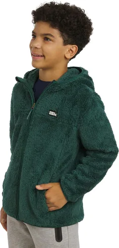 Vista 8 de Eddie Bauer Chaqueta con capucha de sherpa de imitación de pelo alto Quest para niñas Verde azulado